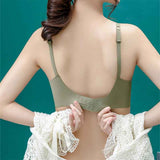 Jelly Wireless Seamless Bra – Women’s Deep V Push-Up Bralette | Comfortable Everyday T-Shirt Bra