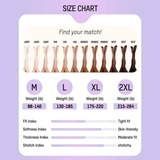 Original Magic Fleece-Lined Leggings – NEW Compression Waistband & One-Seam Design | XXS–3XL | 4 Shades | Closed Foot | Warm Fleece Tights (Light to Brown Fur)