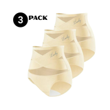 Morelect Women’s High-Waist Brief Panties – Ultra Soft Cross-Mesh Underwear | 3–5 Pack Comfort Fit