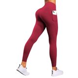 UltraSculpt High-Waisted Tummy Control Leggings – Pocket Shaping Compression Workout Pants