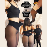 Original Magic Fleece-Lined Leggings – NEW Compression Waistband & One-Seam Design | XXS–3XL | 4 Shades | Closed Foot | Warm Fleece Tights (Light to Brown Fur)