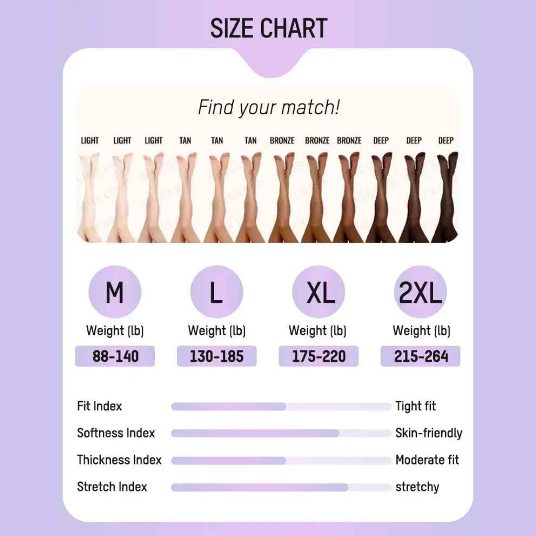 Original Magic Fleece-Lined Leggings – NEW Compression Waistband & One-Seam Design | XXS–3XL | 4 Shades | Closed Foot | Warm Fleece Tights (Light to Brown Fur)