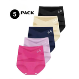 Morelect Women’s High-Waist Brief Panties – Ultra Soft Cross-Mesh Underwear | 3–5 Pack Comfort Fit