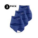 Morelect Women’s High-Waist Brief Panties – Ultra Soft Cross-Mesh Underwear | 3–5 Pack Comfort Fit