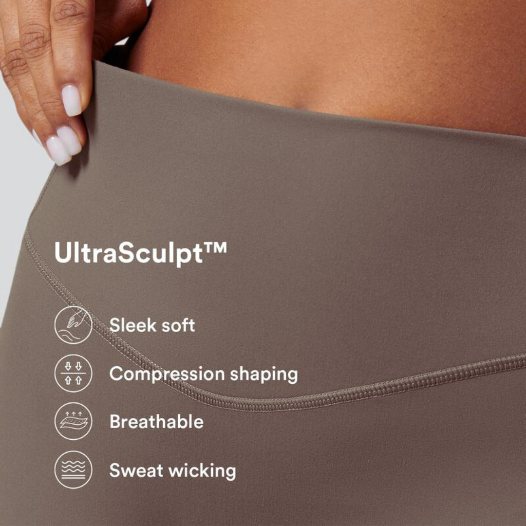 UltraSculpt High-Waisted Tummy Control Leggings – Pocket Shaping Compression Workout Pants