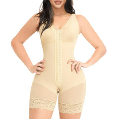 Fajas Colombianas Full Body Shapewear for Women – Tummy Control, Butt Lifter, Adjustable Straps & Zipper Crotch | Strong Compression Bodysuit