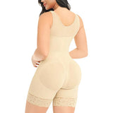 Fajas Colombianas Full Body Shapewear for Women – Tummy Control, Butt Lifter, Adjustable Straps & Zipper Crotch | Strong Compression Bodysuit