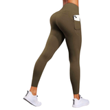 UltraSculpt High-Waisted Tummy Control Leggings – Pocket Shaping Compression Workout Pants