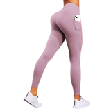 UltraSculpt High-Waisted Tummy Control Leggings – Pocket Shaping Compression Workout Pants